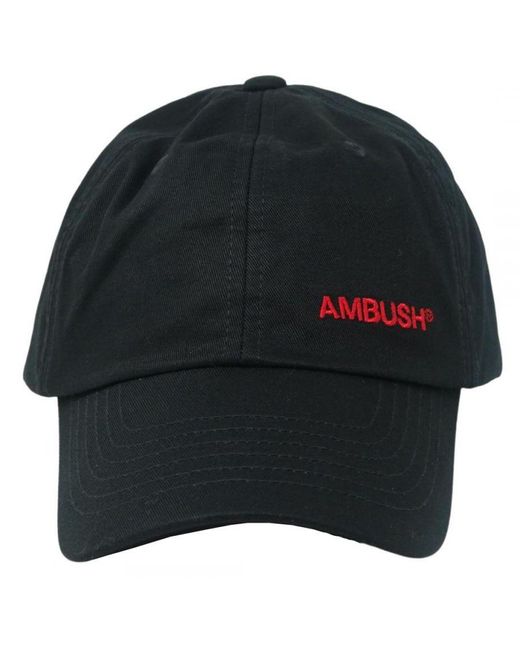 Ambush Logo Black Cap for men