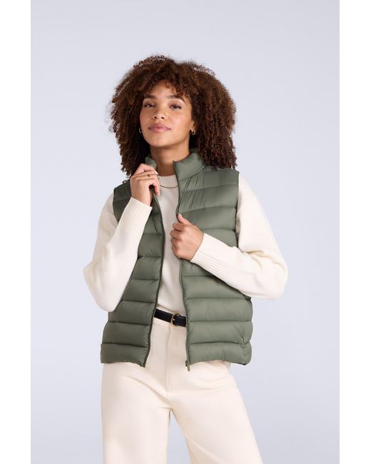 Mountain Warehouse Green 'Light Cosi' Padded Gilet Water Resistant Layering Jacket