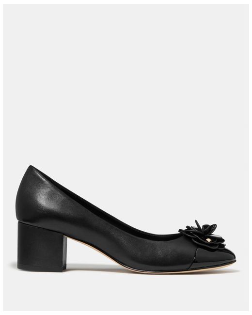 Kate Spade Black Flora Ballet Pump