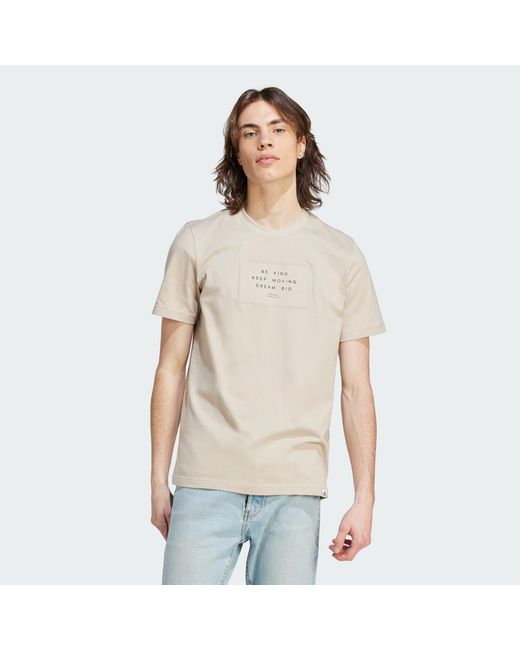 Adidas Natural Lounge Tee for men
