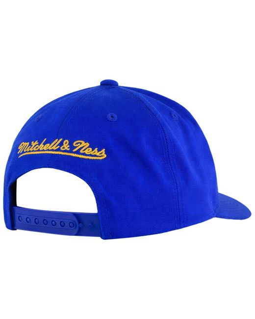 Mitchell & Ness Blue Nba Golden State Warriors Draft Series Cap Cotton