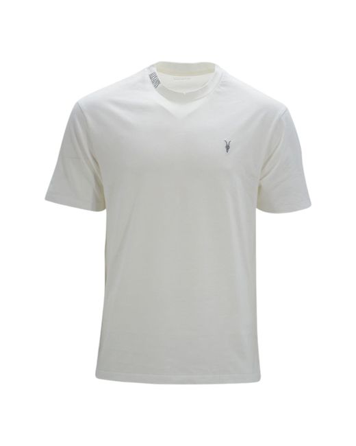 AllSaints Gray T Shirts Casual Tee for men