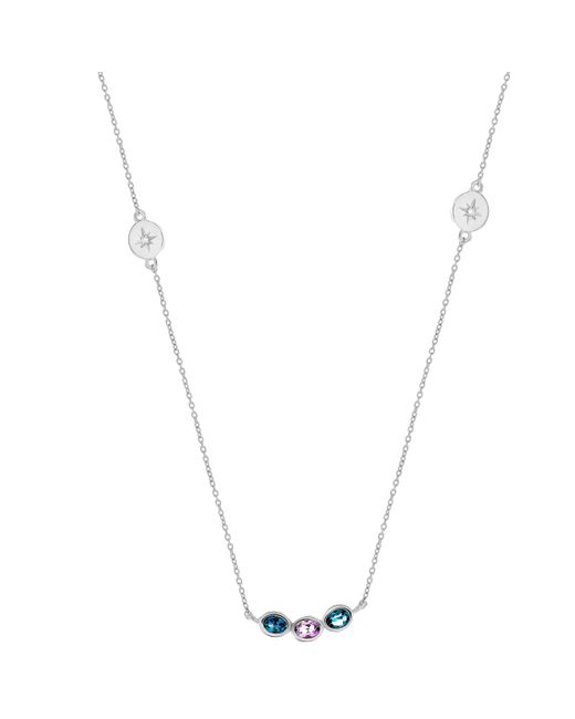Orphelia Metallic 'Regula' 925 Sterling Necklace