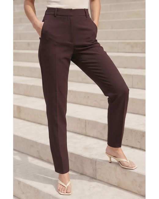 Roman Gray Straight Leg Stretch Trouser