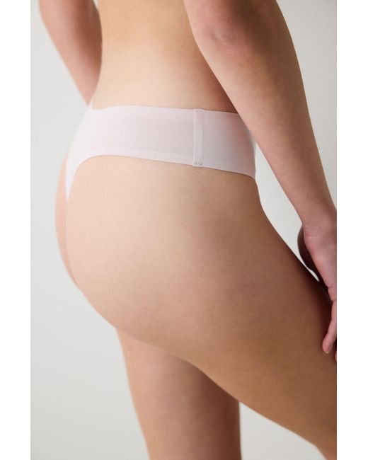 Penti Natural Mid-Waist Jersey Thong