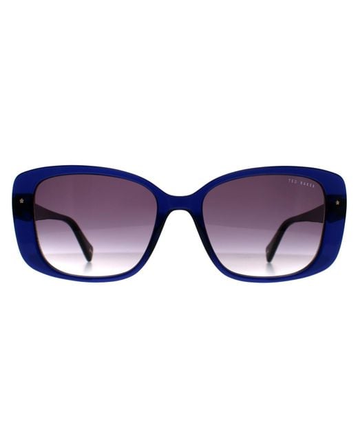 Ted Baker Purple Square Gloss Crystal Gradient Tb1740 Penelope