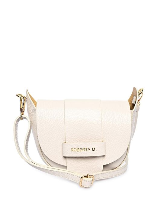 Roberta M Natural Rindsledertasche