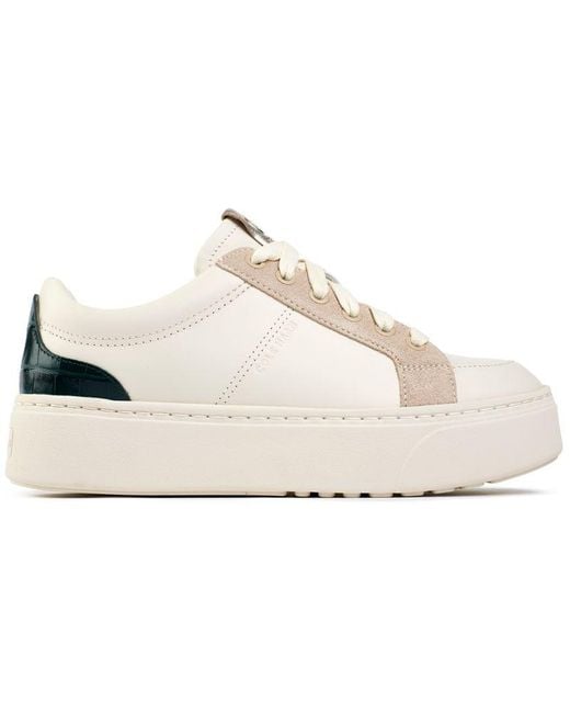 Cole Haan White Grandpro Max Platform Trainers