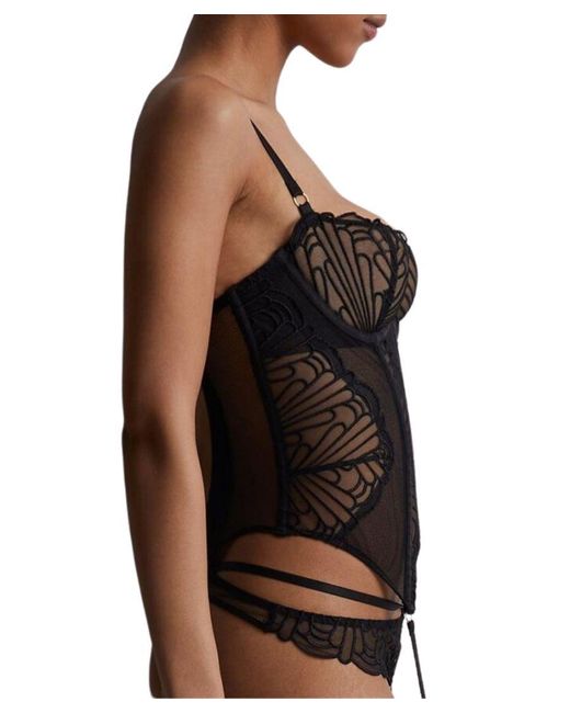 Aubade L'Indomptable Guepiere in Black Lyst UK