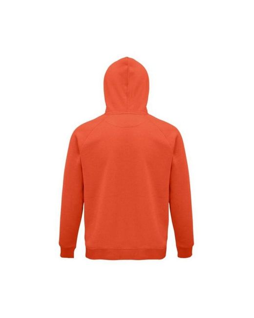 Sol's Orange Adult Stellar Organic Hoodie (Burnt)