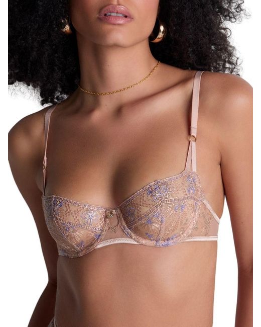 Aubade Black Sound Of Heart Half Cup Bra