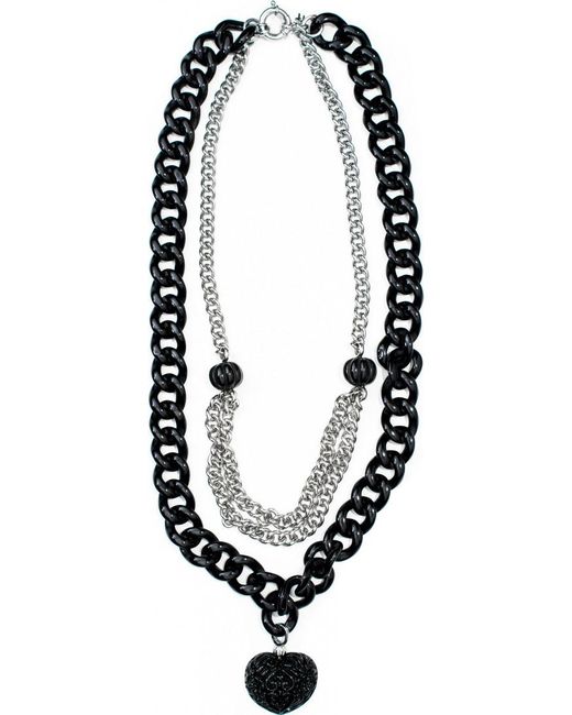Folli Follie Black 4N0T096Km Ladies Necklace