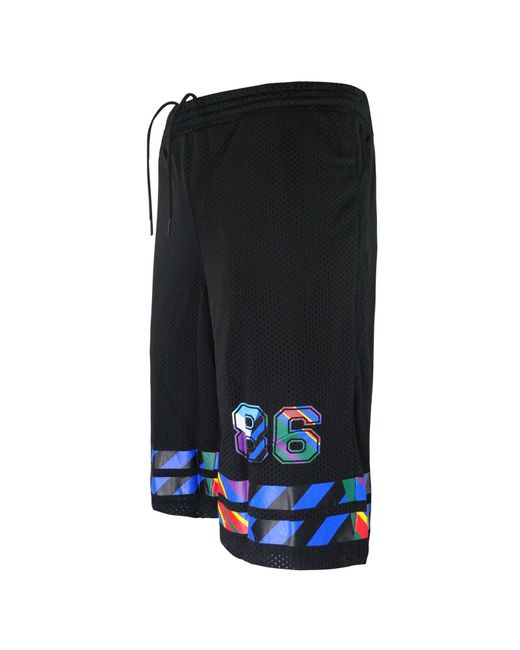 PUMA Black X Dee & Ricky Shorts Mesh Training Basketball Long Pants 570452 01 for men