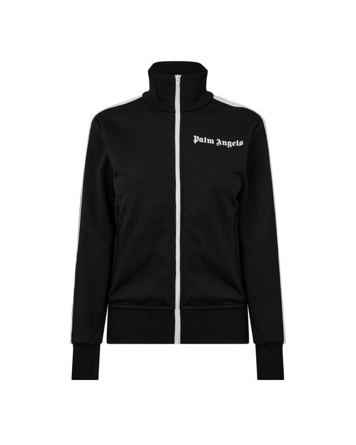 Palm Angels Black Classic Tracksuit Jacket
