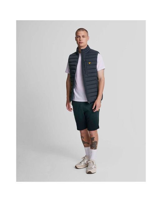 Lyle & Scott Blue Sports Fly Fleece Shorts for men