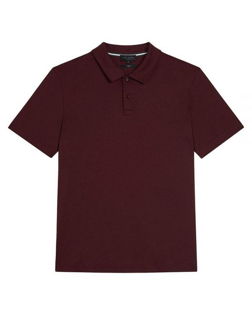 Ted Baker Red Zeiter Slim Fit Polo Shirt for men