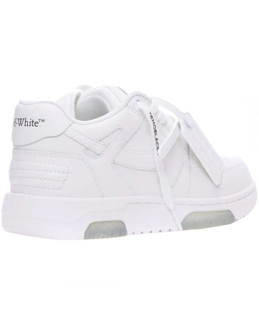 Off-White c/o Virgil Abloh White Off- Ooo Calf Leather Sneakers