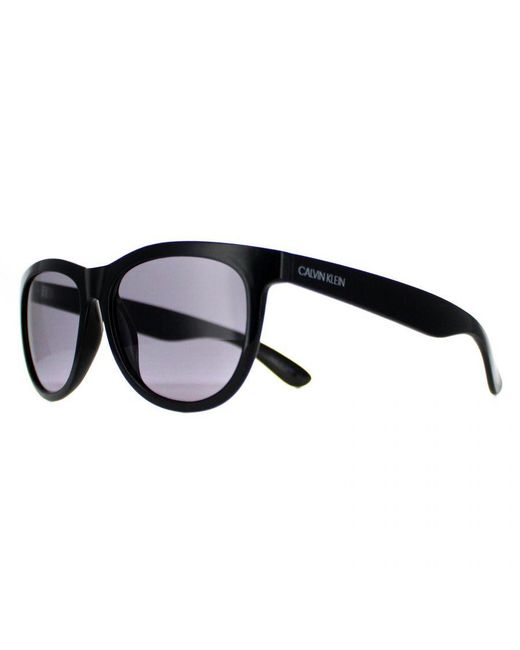 Calvin Klein Black Round Smoke Ck19567S for men
