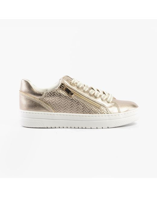Marco Tozzi White 23718-42-957 Shoes Platinum