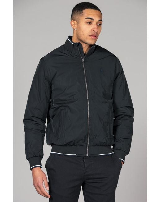 Kensington Eastside Gray Funnel Neck Zip Jacket for men