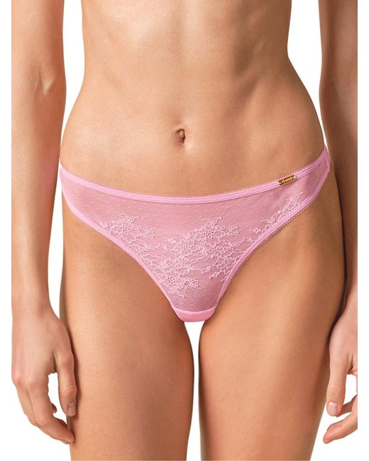 Gossard Pink Glossies Lace Thong