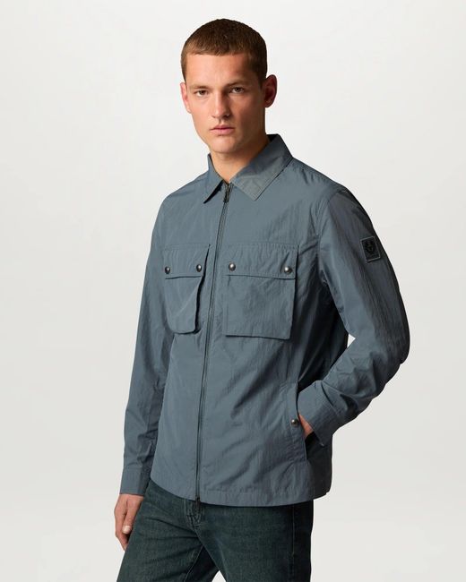 Belstaff Blue Tourer Overshirt for men