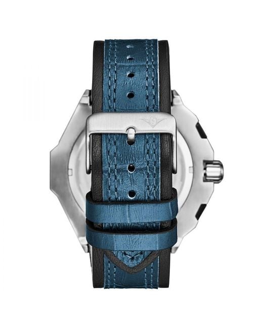 Stuhrling Blue Apo Chrono X 1018 44Mm Timepiece for men