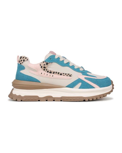 Blowfish Blue Retro Lace-Up Sneakers -Leo Faux Leather