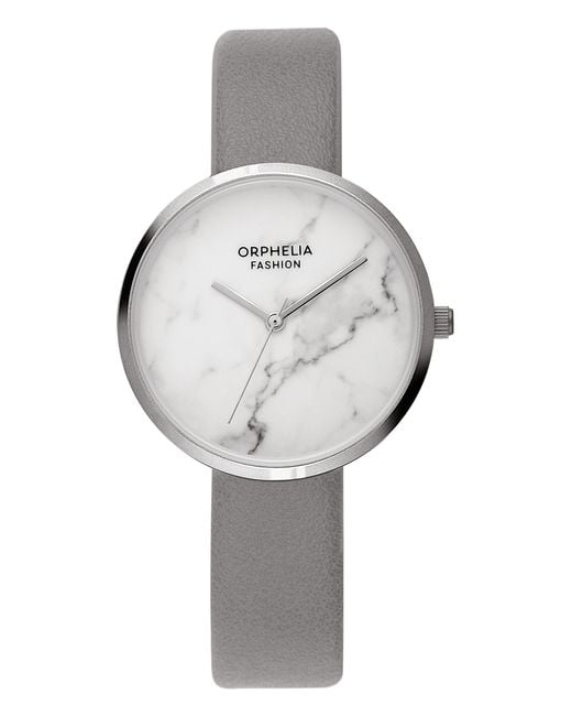 Orphelia Black Fashion Tiffany Watch Of711903 Leather