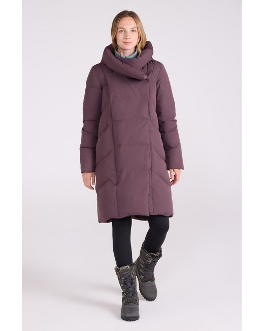 Mountain Warehouse Blue Cosy Wrap Down Padded Jacket Water Resistant Warm Puffer Winter Coat