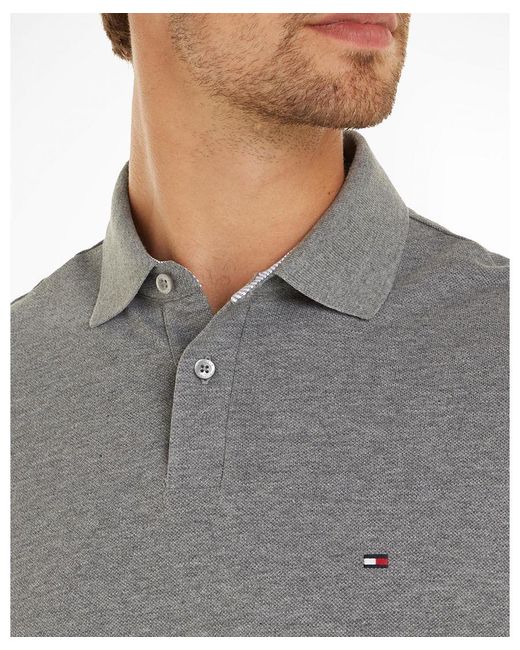 Tommy Hilfiger Gray Core 1985 Regular Polo Shirt Colour: Medium Heather for men