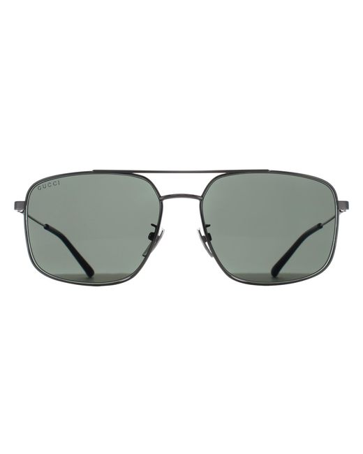 Gucci Gray Square Gg2096Sa Metal for men