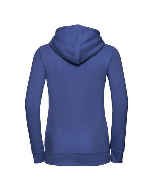 Russell Blue Ladies Authentic Hoodie (Bright Royal)