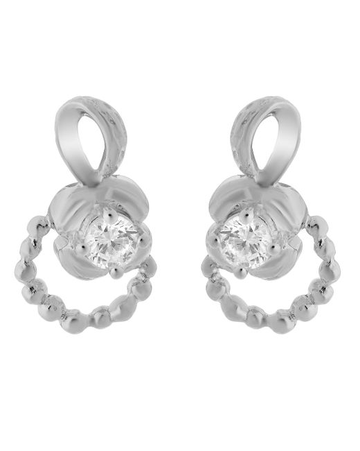 Orphelia Metallic 925 Sterling Stud Earrings