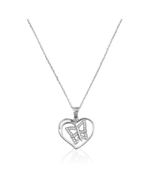 Orphelia Metallic 925 Sterling Chain With Pendant