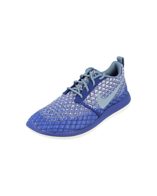 Nike Blue Roshe Two Flyknit 365 Running Trainers