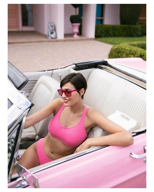 Freya Pink Ibiza Waves Bralette Bikini Top