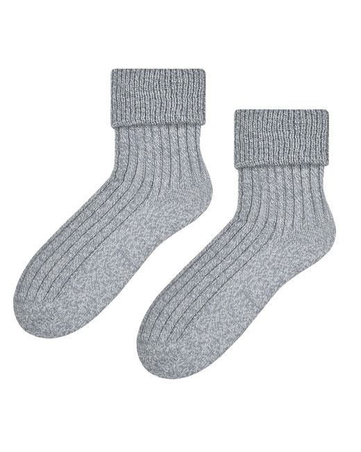 Steve Madden Gray Light Ladies Wool Bed Socks Luxurious Super Soft Cosy Lounge Sleep Socks