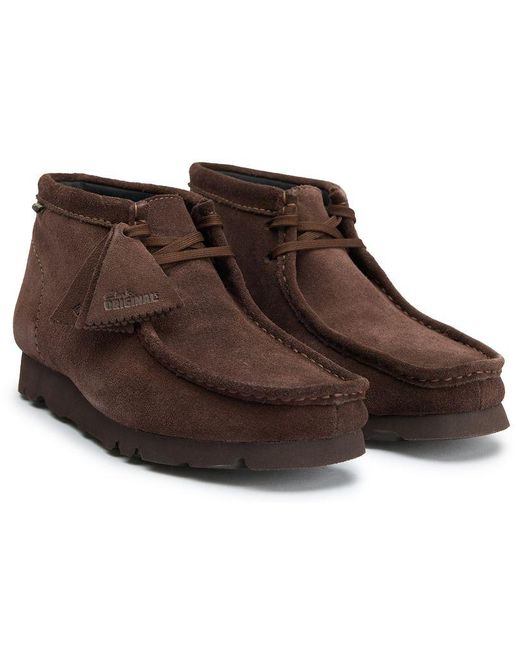 Clarks Brown Wallabee Boots for men