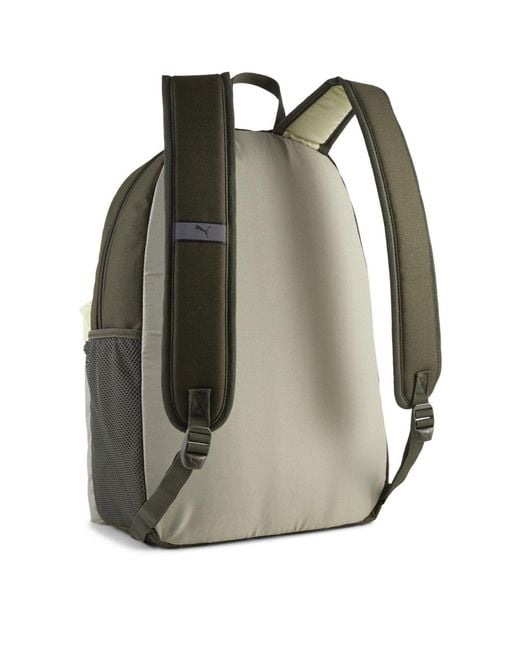 PUMA Green Accessories Phase Colour Block Backpack for men