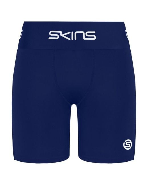 Skins Blue Series-1 Stretch Training Half Tights Shorts So00100029010 for men