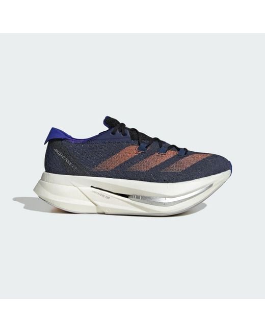 Adidas Originals Blue Adizero Prime X 2.0 Strung Shoes for men