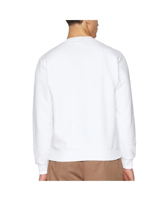 HUGO Ditmo-t-shirt 10254014 01 in het White voor heren