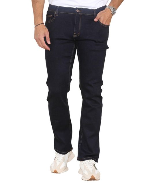 MYT Blue Straight Leg Jeans Hyper Stretch Denim for men