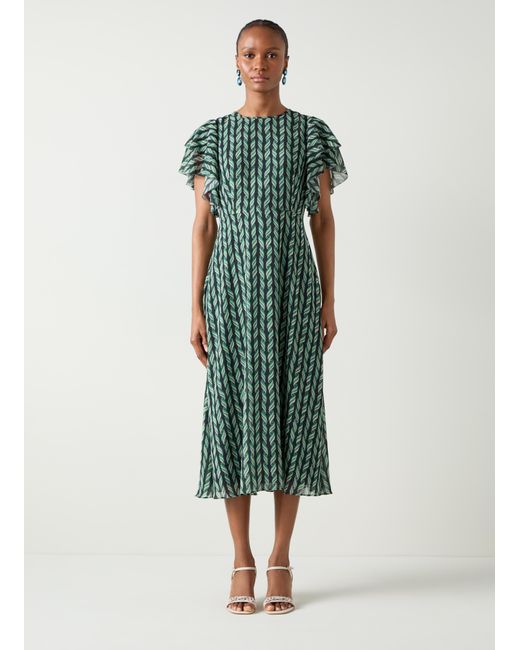 L.K.Bennett Green Agnes Dresses