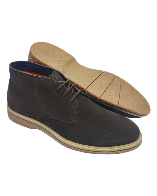 LB Comfort Black Percy Leather Boots for men