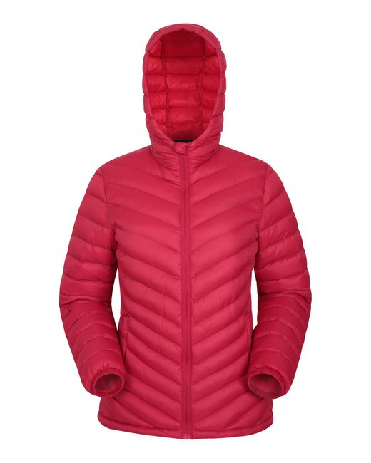 Mountain Warehouse Red 'Seasons' Padded Jacket Water Resistant Winter Coat