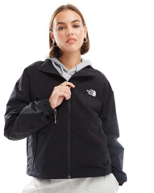 The North Face Black Easy Wind Logo Zip Jacket