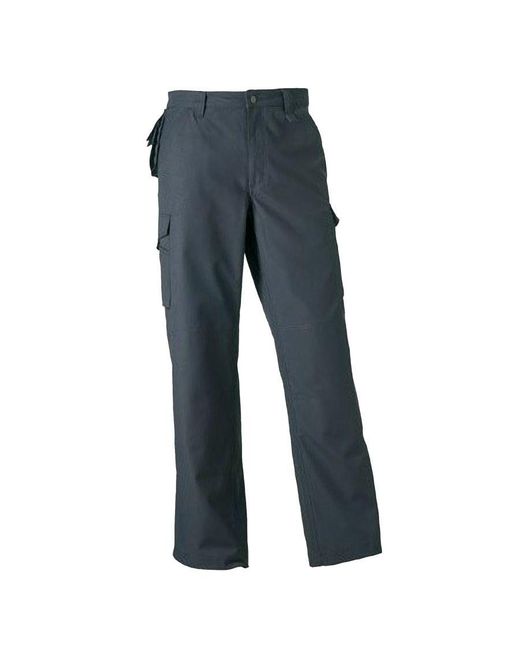 Russell Gray Work Wear Heavy Duty Trousers Pants(Regular) (Convoy) for men