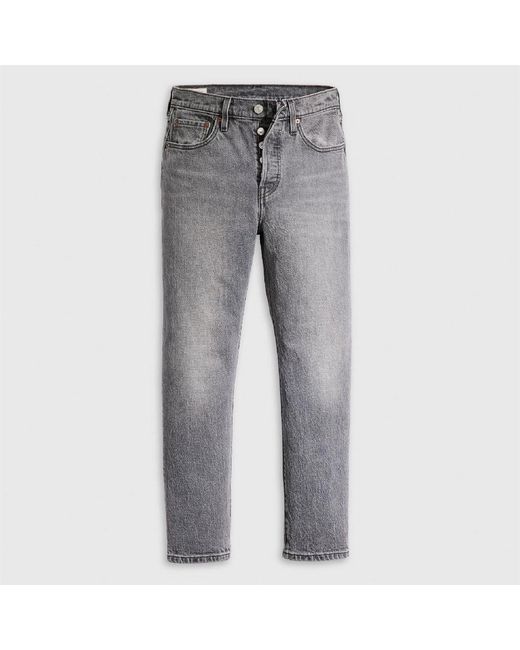 Levi's Gray Levi's Cropped Jeans